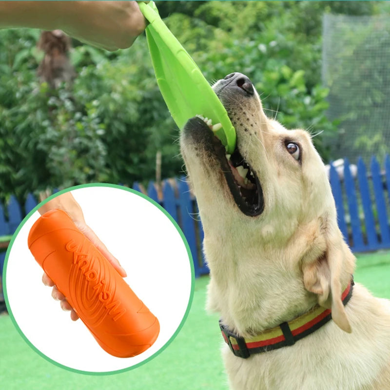 Disco volador para perros en juego exterior