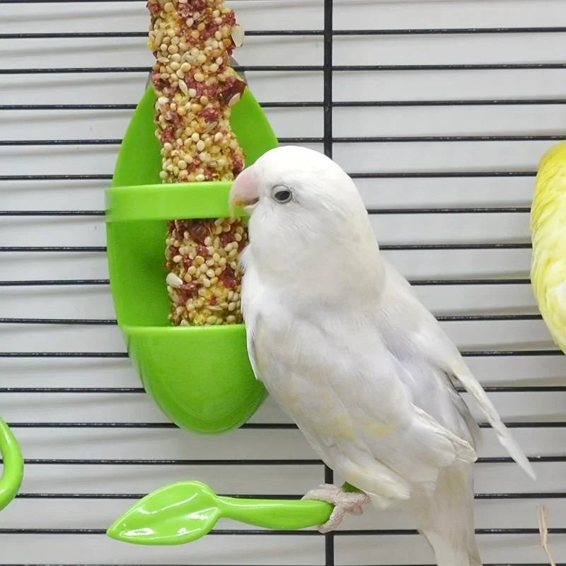 Soporte para colocar jibia o snacks naturales en jaula
