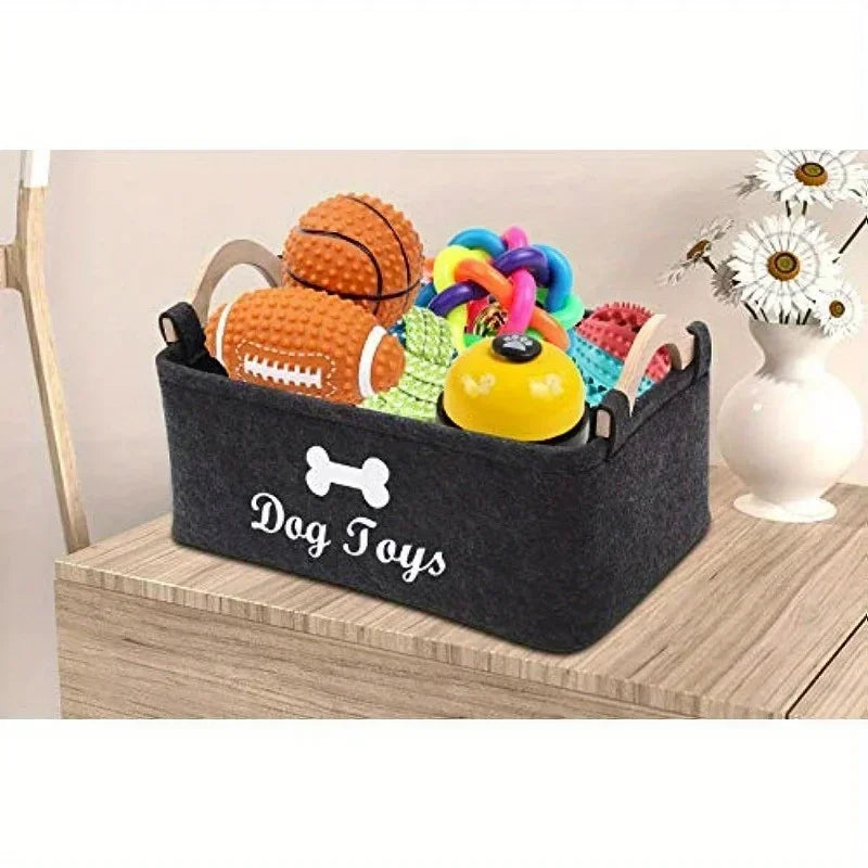 Caja Organizadora de Juguetes para Mascotas