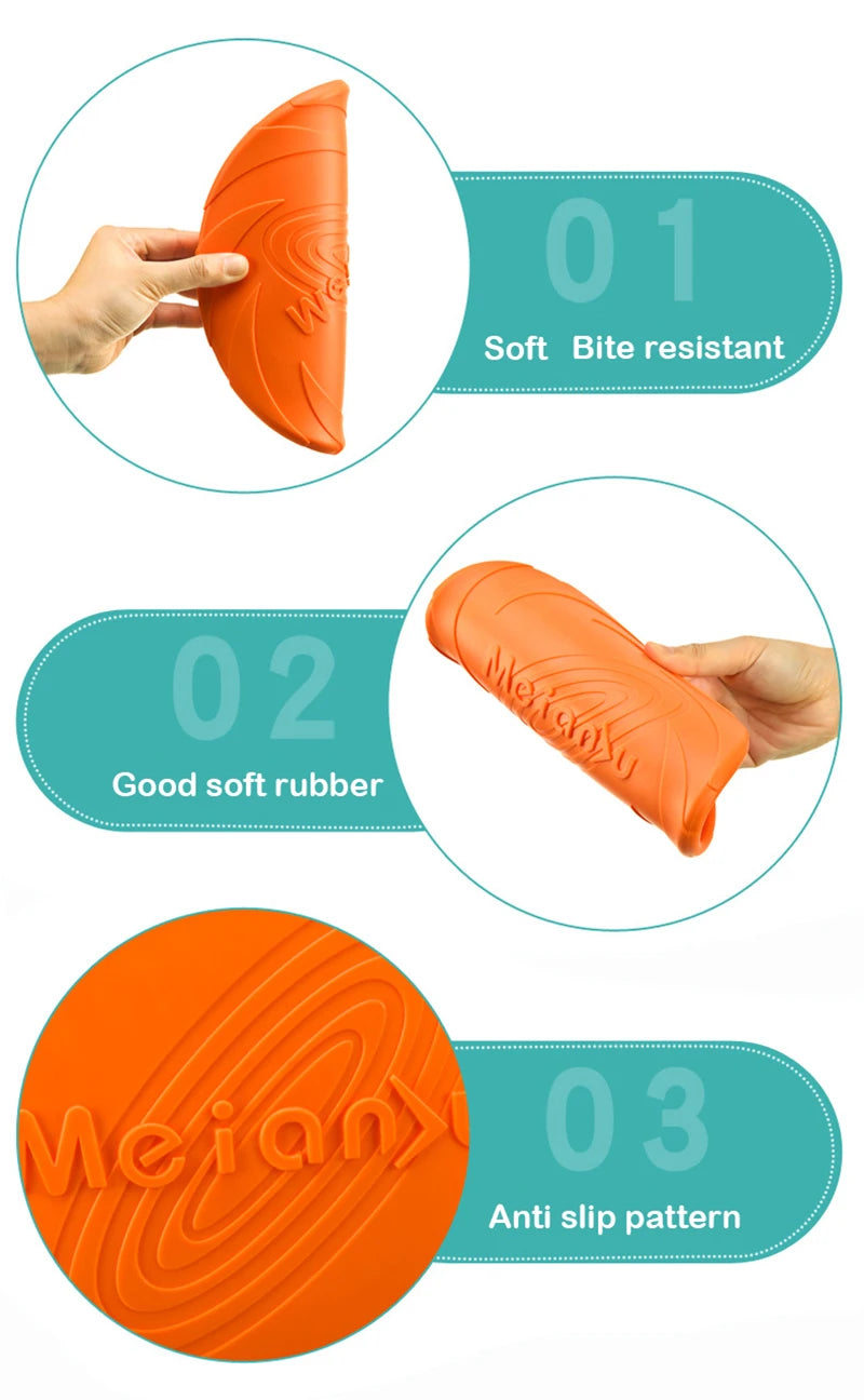 Frisbee resistente para perros activos