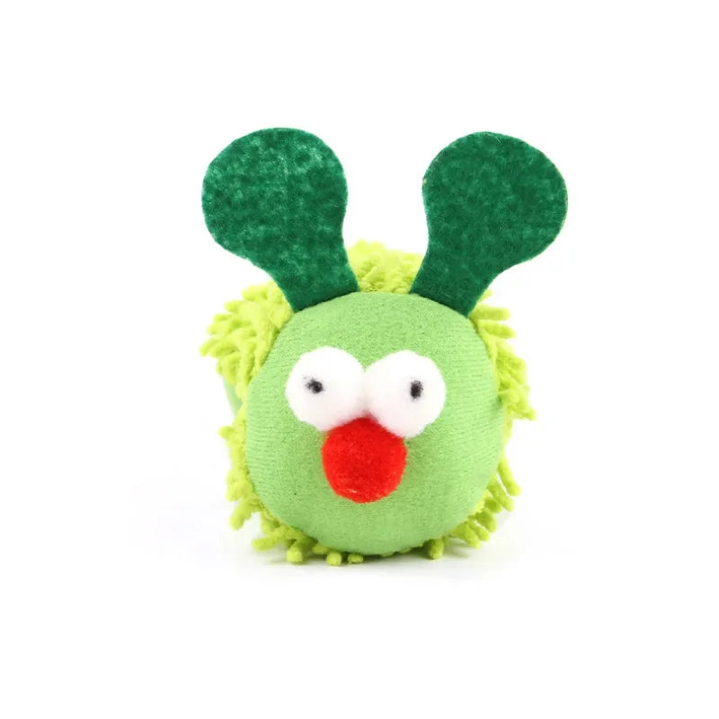Oruga de catnip para gatos de interior