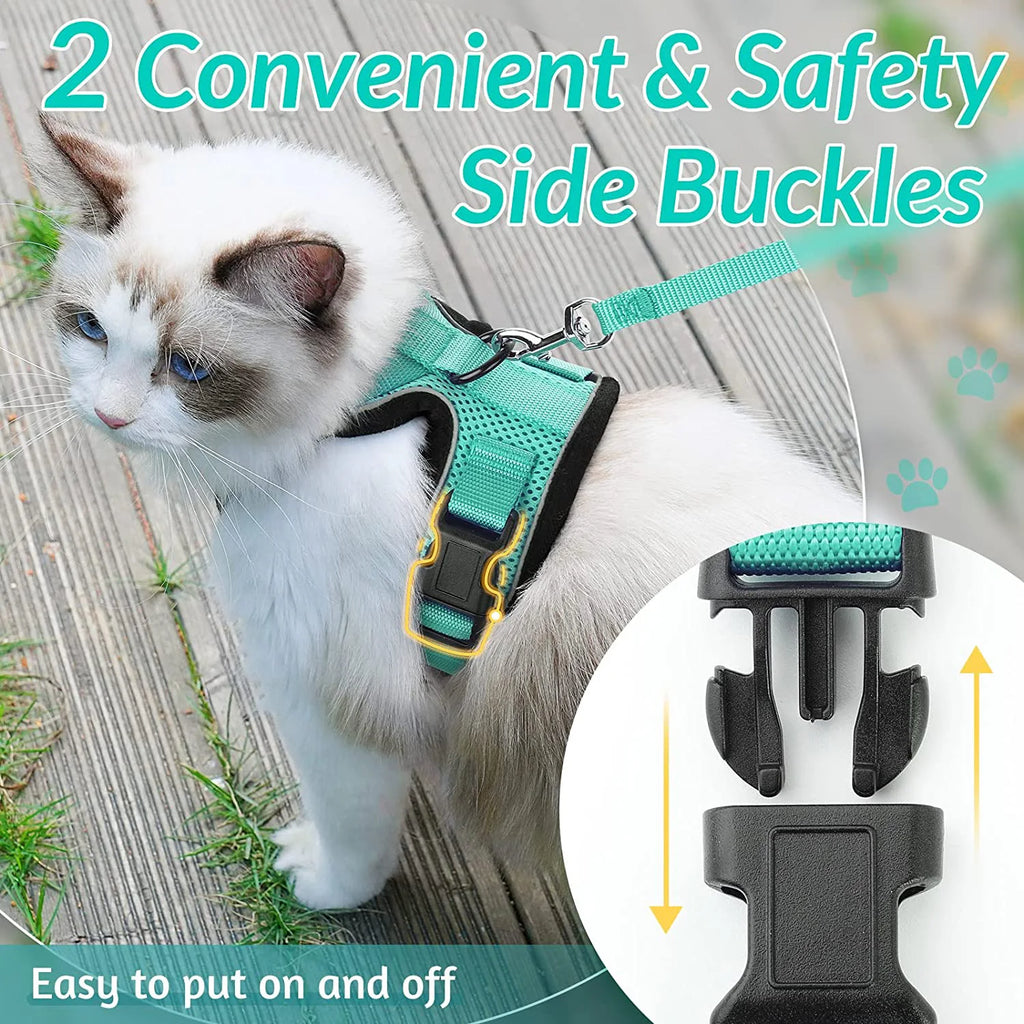 Accesorio de paseo para gatos con ajuste cómodo