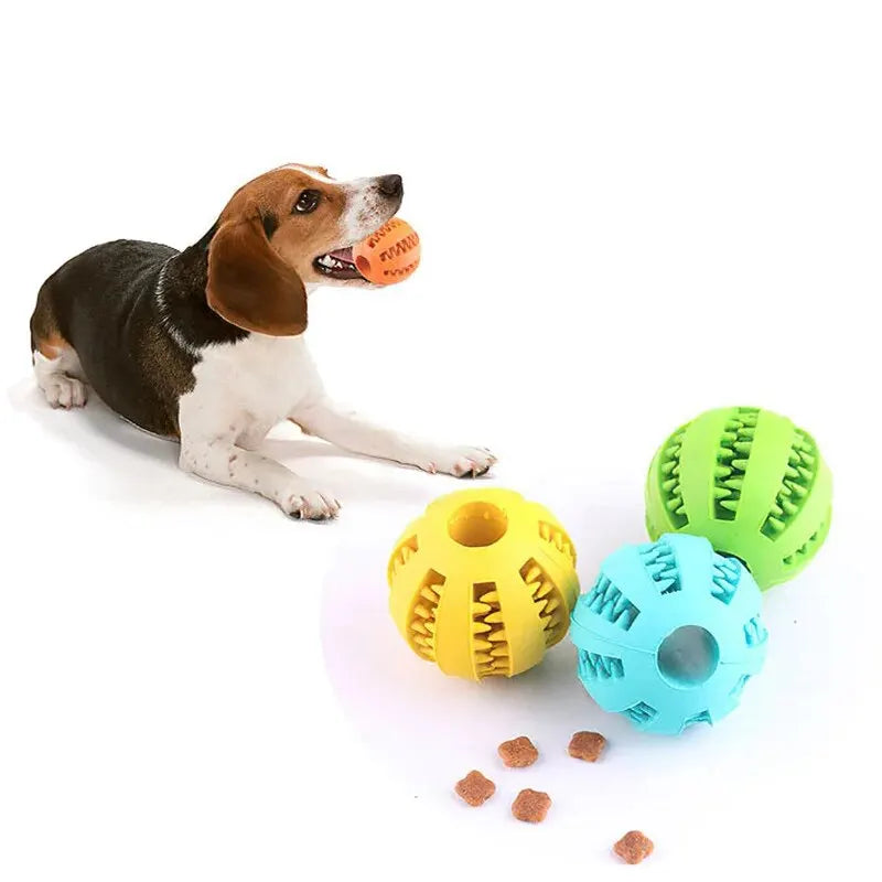 Pelota dispensadora para snacks y estimulación canina