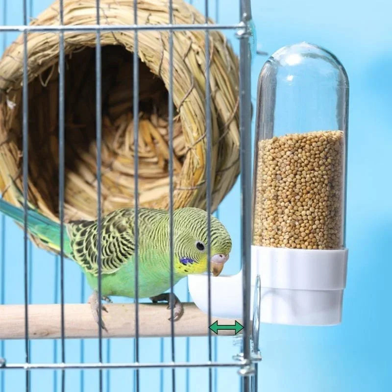 Bebedero para periquitos canarios y aves pequeñas