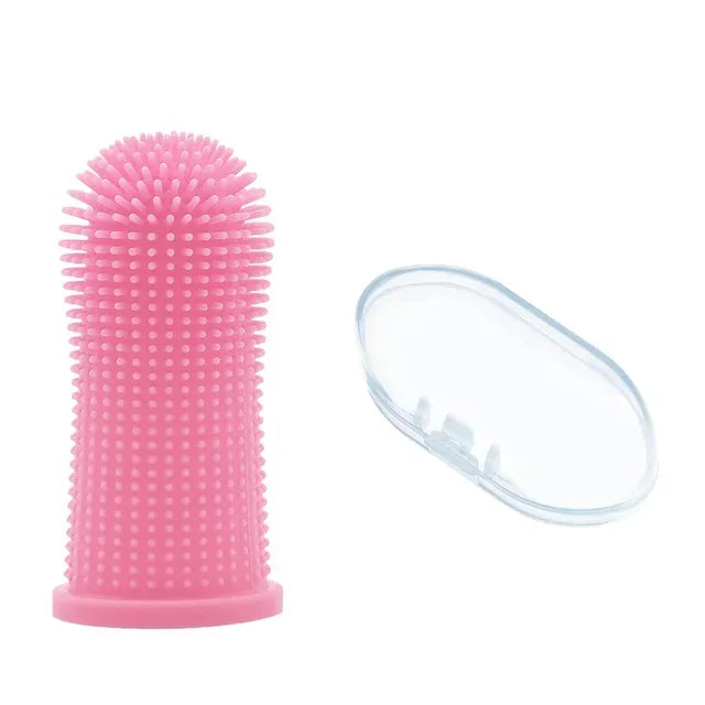 Cepillo Dental de Silicona para Mascotas