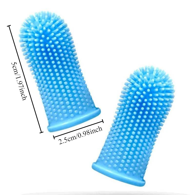 Cepillo Dental de Silicona para Mascotas