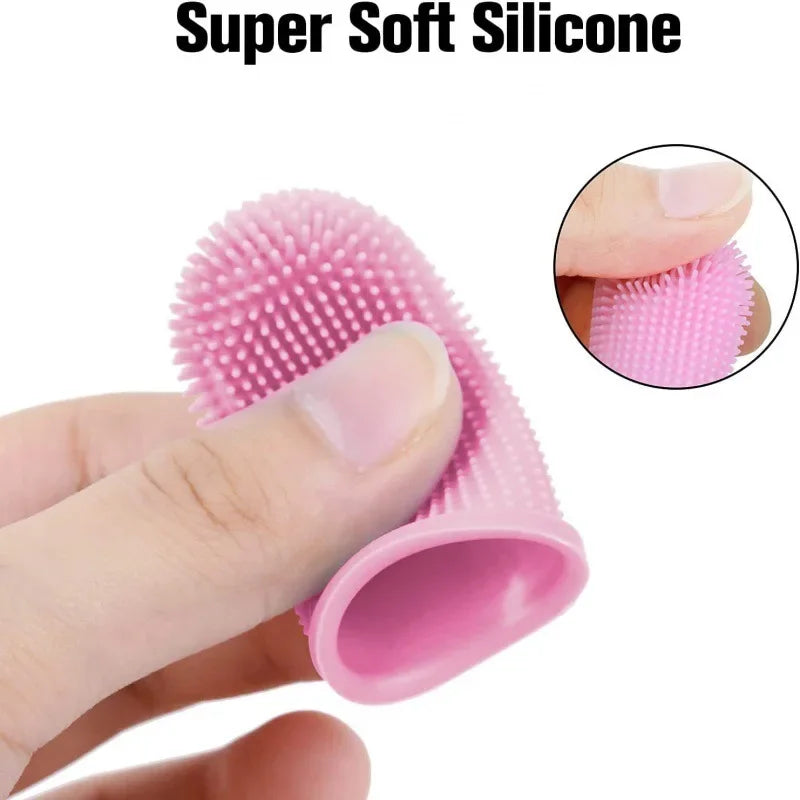 Cepillo Dental de Silicona para Mascotas