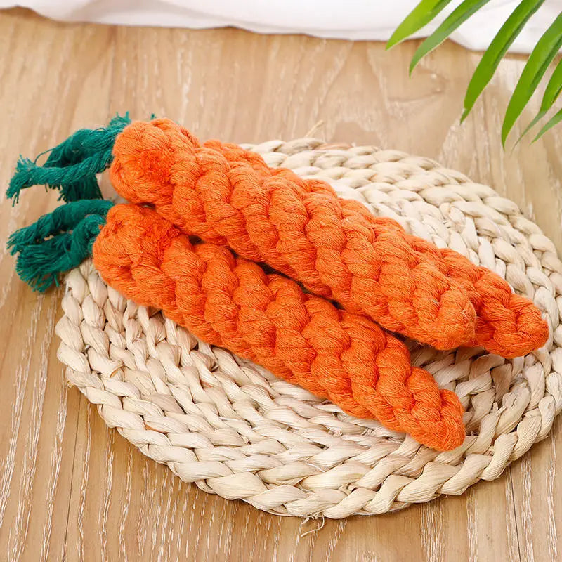 Juguete de zanahoria para perros pequeños